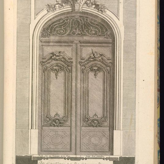 Elevation and Plan of a Portal