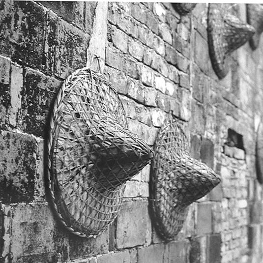 Hats on a Wall, Yaoli, China