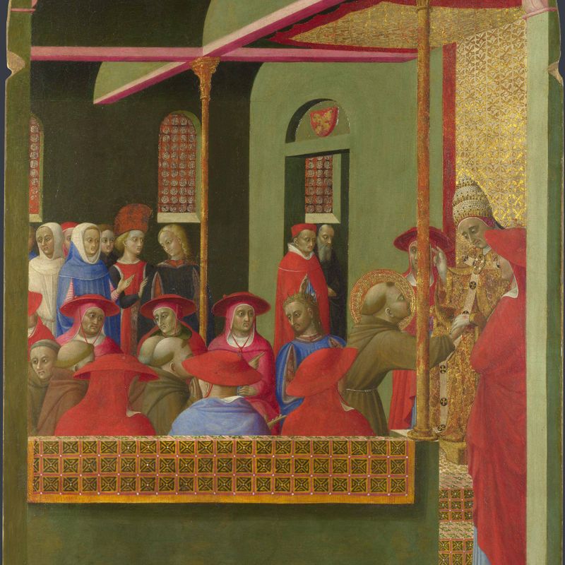 Saint Francis before the Pope: The Granting of the Indulgence of the Portiuncula