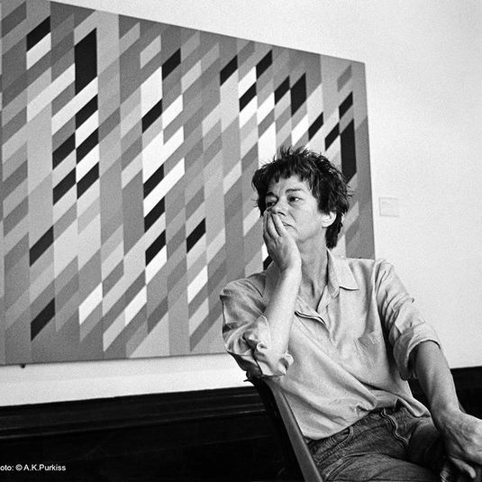Anne-Katrin Purkiss, Portrait of Bridget Riley