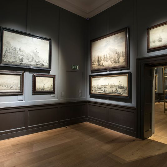 Pen Paintings by Willem van de Velde the Elderand The Queen's House Tour with British Sign Language