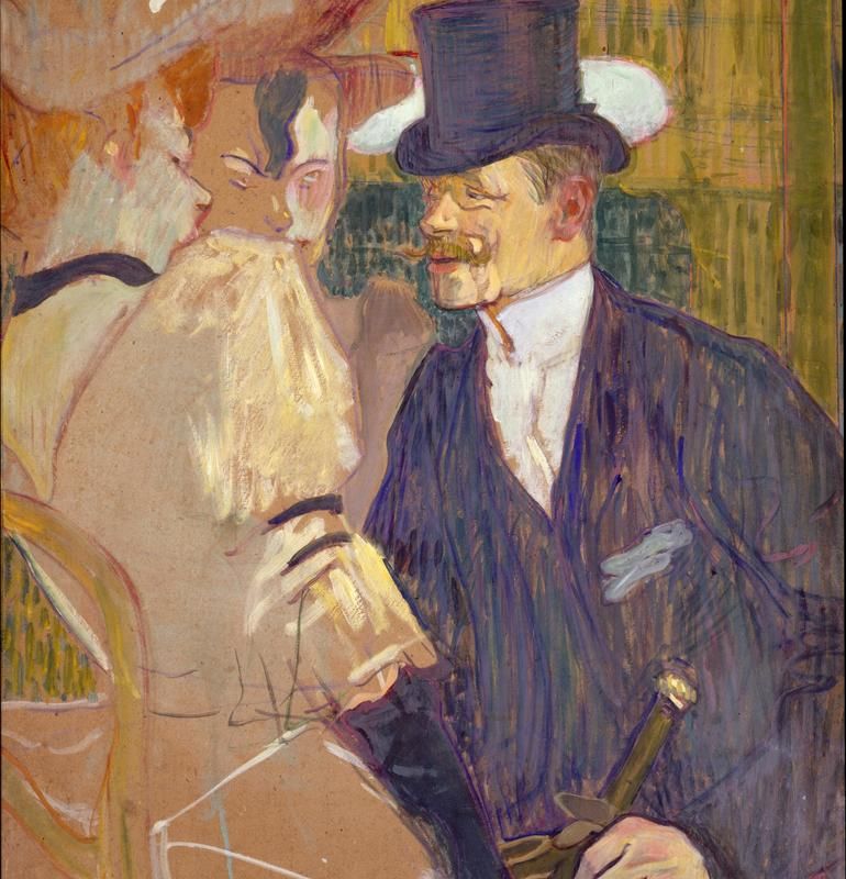 The Englishman (William Tom Warrener, 1861–1934) at the Moulin Rouge