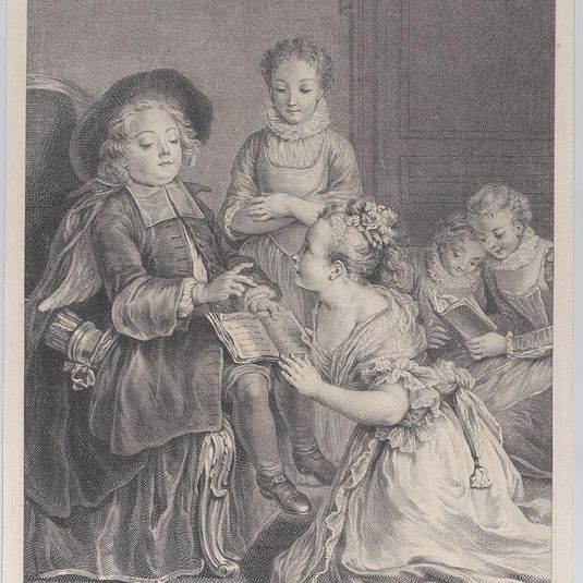 Cupid teaching (L'Amour-Précepteur)