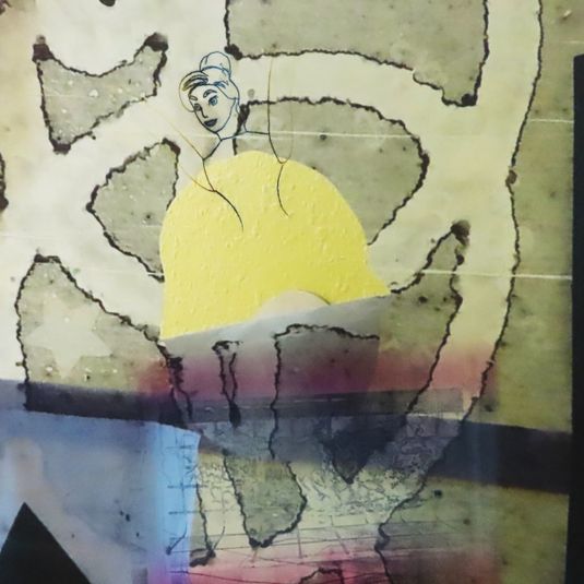 Untitled (Woman Figure with Arms Raised)
