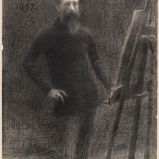 Self-Portrait at Easel
