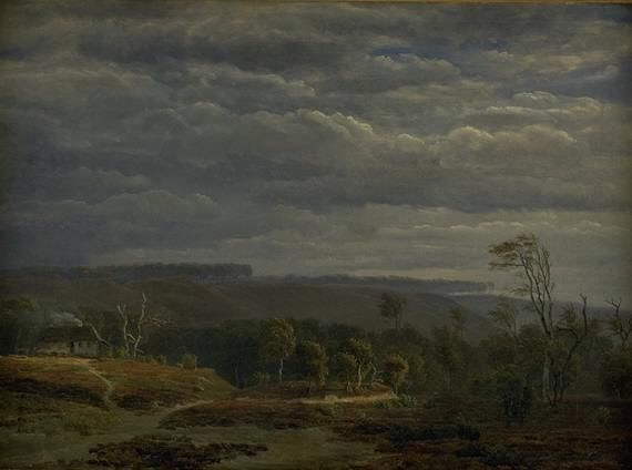 A View of a Wooded Landscape in Jutland