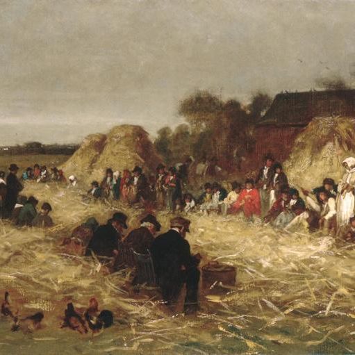 Corn Husking at Nantucket