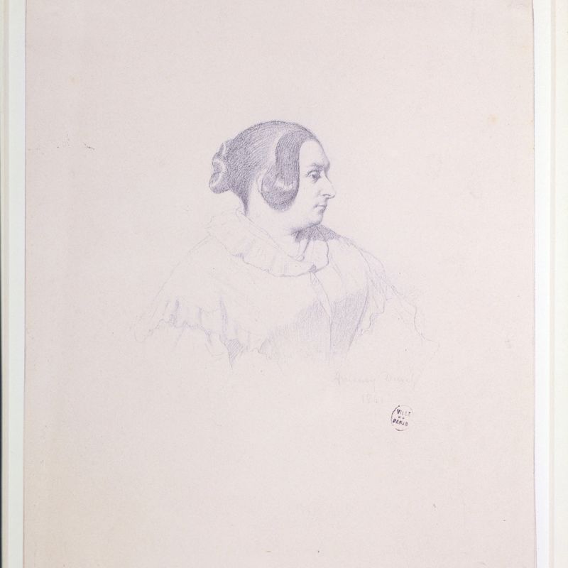 Portrait de Mademoiselle Bertin, fille du directeur du Journal des Débats.