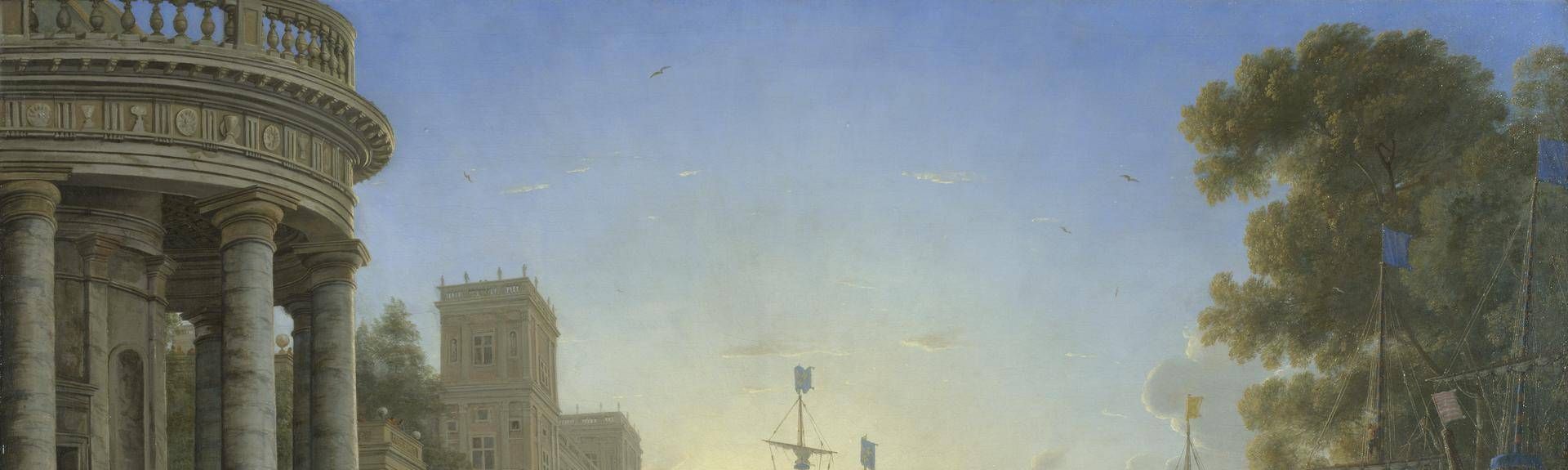Seaport with the Embarkation of Saint Ursula