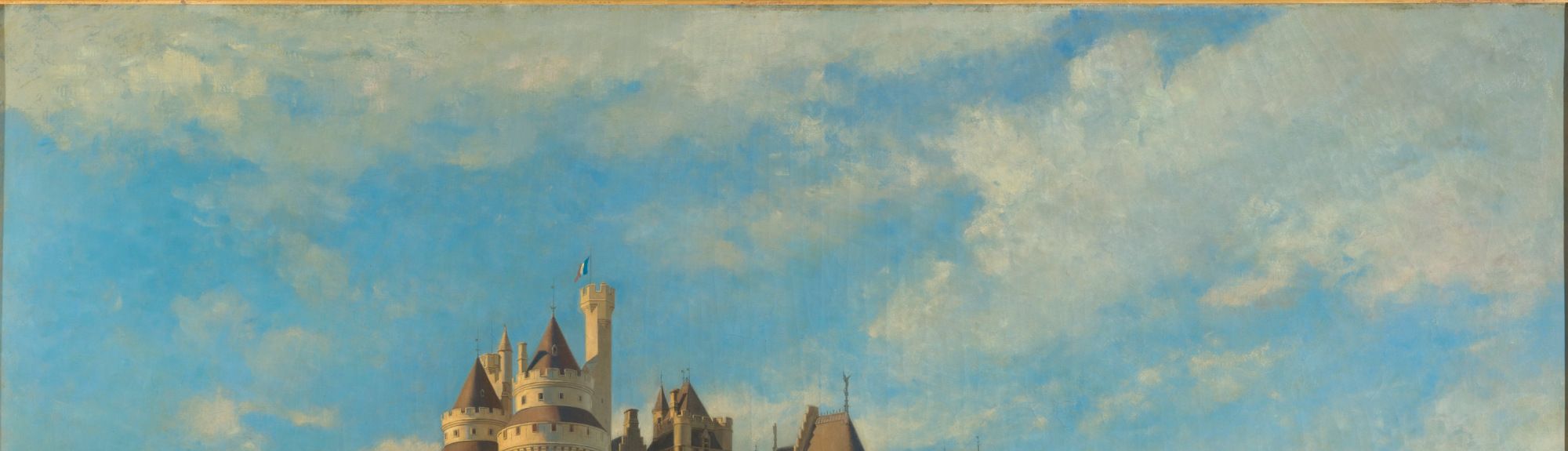 "Paysage Le Château de Pierrefonds"