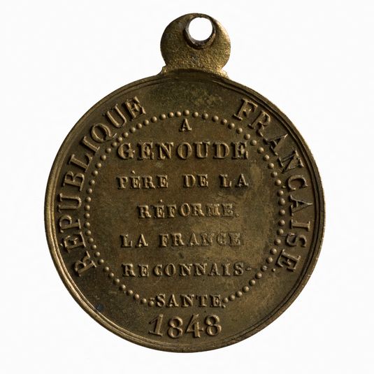 Hommage à l'abbé de Genoude (1792-1849) partisan de la réforme électorale, 1848
