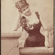 Portrait de l'actrice Jeanne Abadie (18...- 1902)