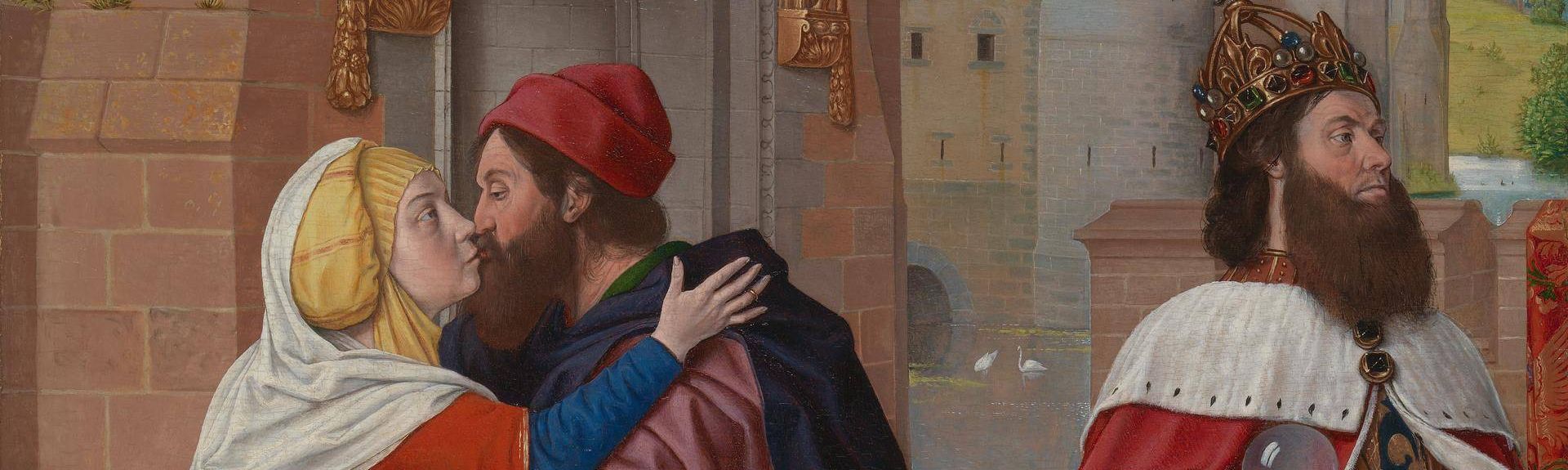The Meeting of Saints Joachim and Anne at the Golden Gate; Charlemagne