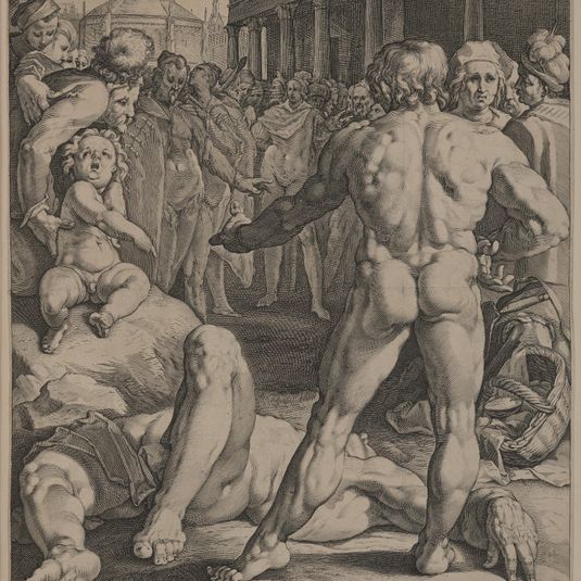 The Fight between Odysseus and Irus