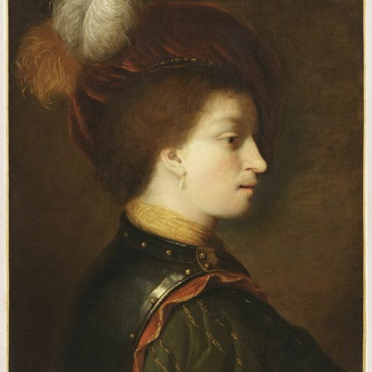 Character in fancy military costume