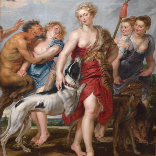 Diana and Her Nymphs Departing for the Hunt