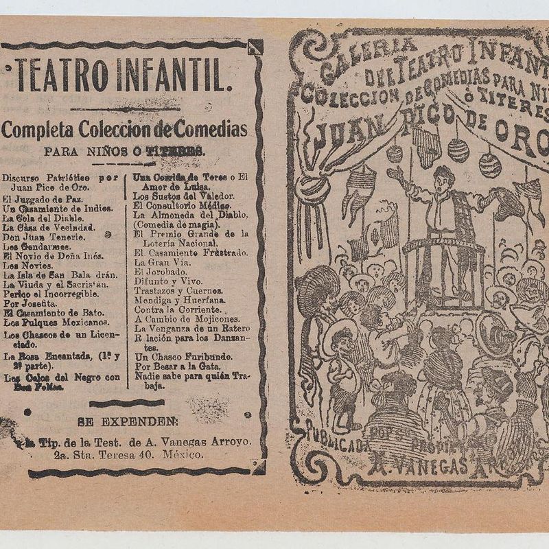 Cover for 'Juan Pico de Oro', a man in a pulpit addressing a crowd before him