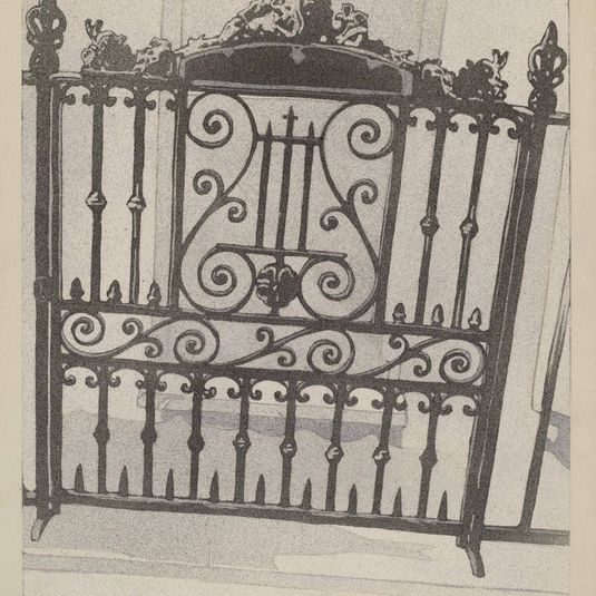 Cast and Wrought Iron Gate