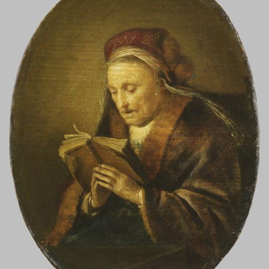 Old Woman Praying or The Prophetess Anna, also known as Rembrandt's Mother