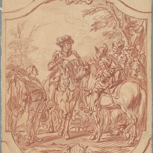 Scene of Military Life: A General Giving Orders