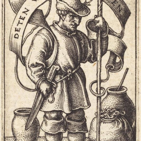 Peasant at Market [left]