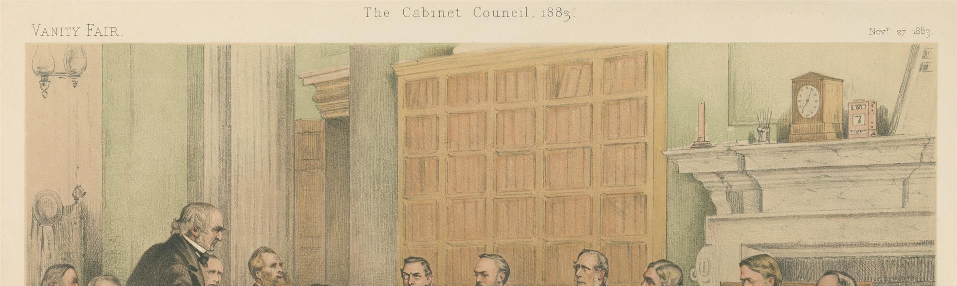 Politicians - Vanity Fair - 'The Cabinet Council'. Group. November 27, 1883