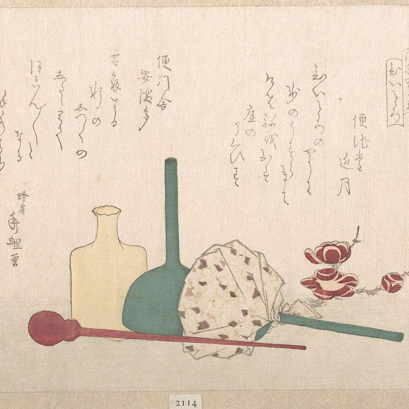 Glass-Wares with Plum Blossoms