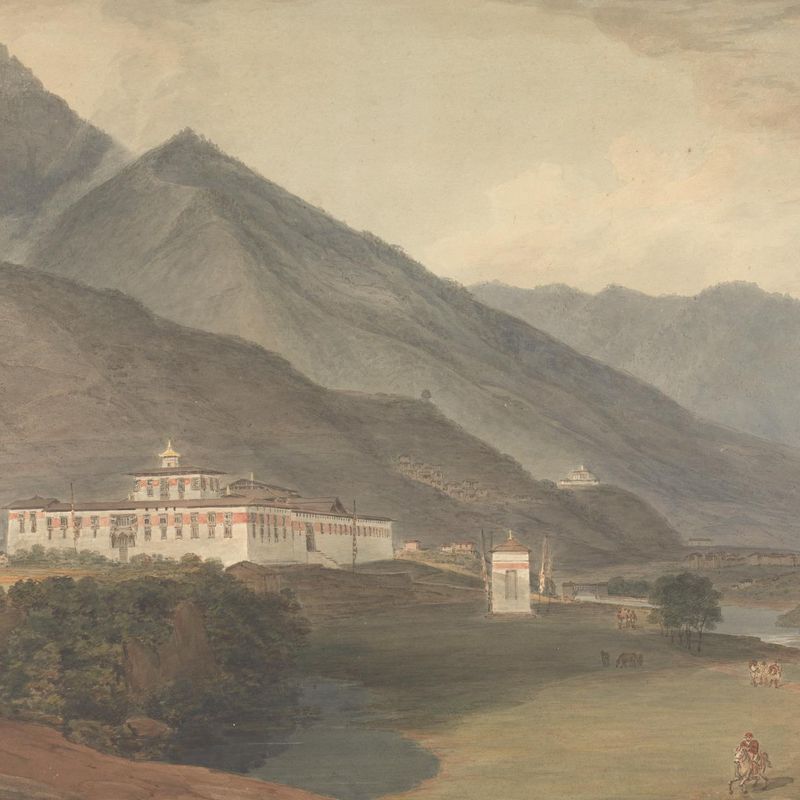 The Palace of the Deib Rajan at Tassisudon