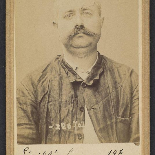 Leveillé. Louis. 37 ans, né le 7/7/57 à Cliche (Seine). Forgeron. Anarchiste. 7/7/94.