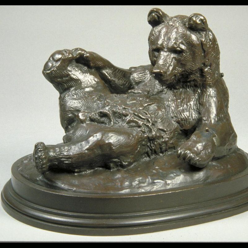 Sitting bear