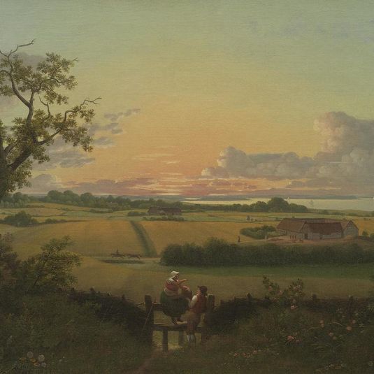 Landscape with a Stile. The Isle of Møn