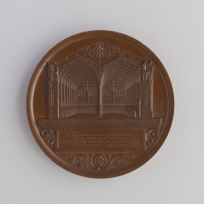 Pose de la première pierre de la Bibliothèque Sainte-Geneviève, 12 août 1844