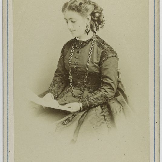 Portrait de Patti Adelina, (Adela-Juana-Maria, dite), (1843-1919), (chanteuse lyrique)
