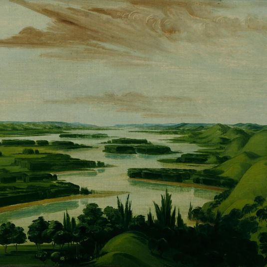 View from Floyd's Grave, 1300 Miles above St. Louis