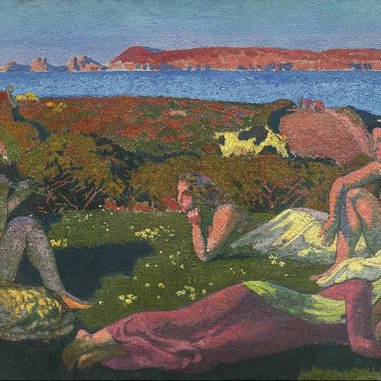 The Green Beach at Perros-Guirec (Shepherds)