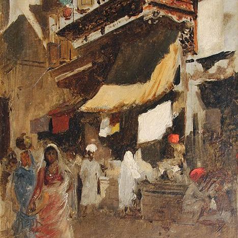 Street Scene in Bombay