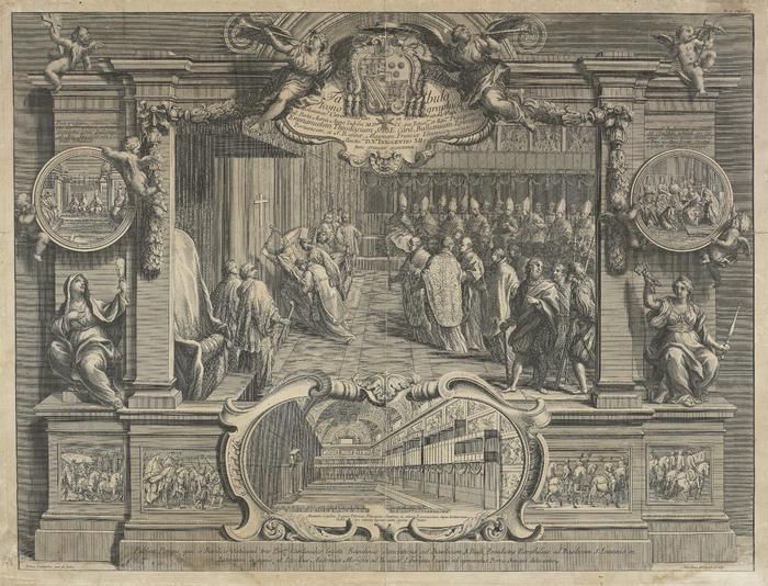 Ouverture de la Porte Sainte par le cardinal de Bouillon le 24 décembre 1699