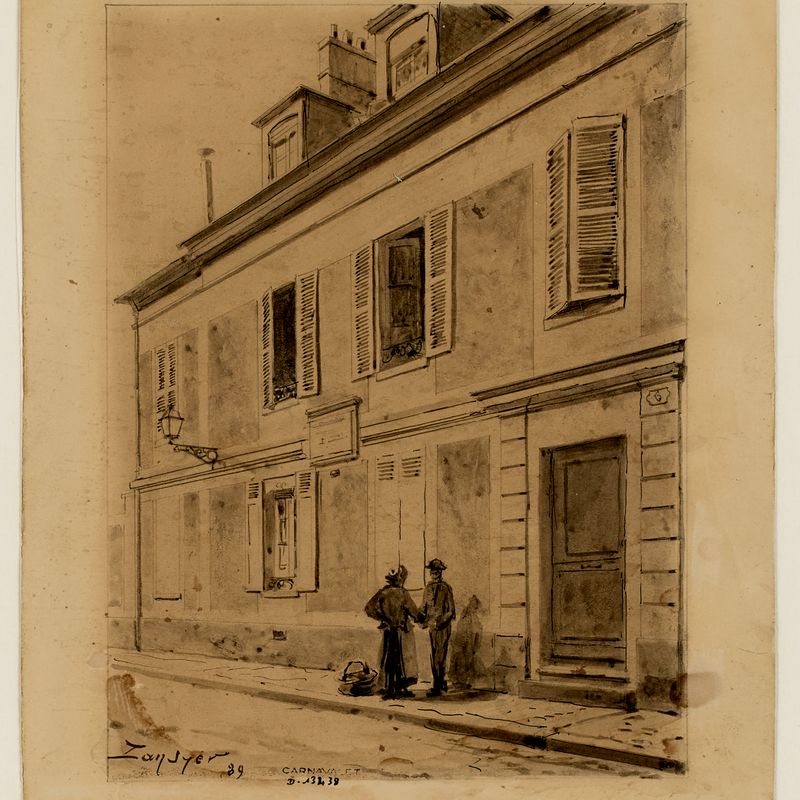La maison de Rouget de l’Île à Choisy Le Roy, 19 mai 1889