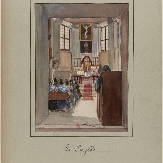 [Les prisons de Paris]; La chapelle de la prison Saint Lazare