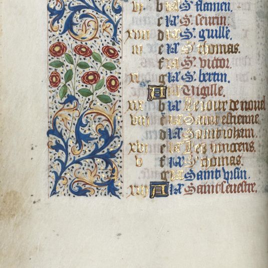 Book of Hours (Use of Rouen): fol. 12v