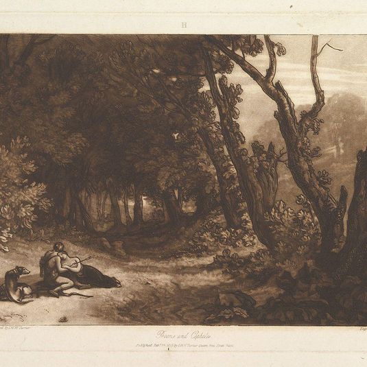 Procris and Cephalus, part ViII, plate 41 from "Liber Studiorum"