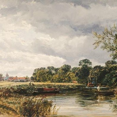 An English Canal Scene