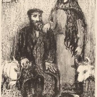 Tevia and His Wife Golde