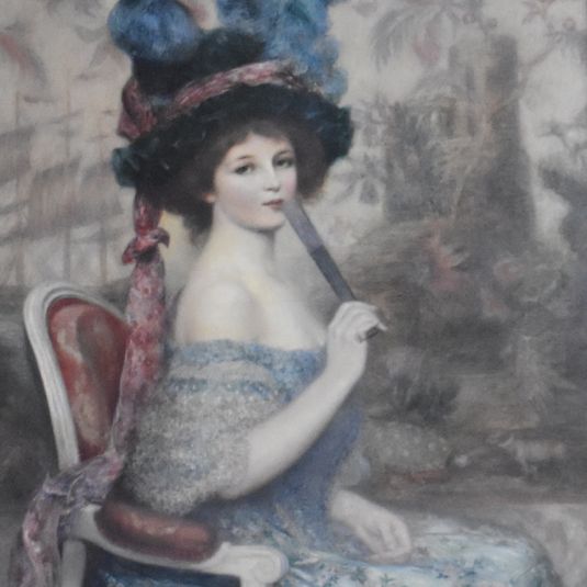 La femme à l'éventail