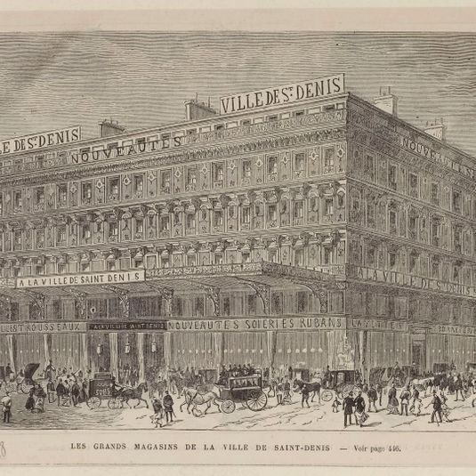 LES GRANDS MAGASINS DE LA VILLE DE SAINT-DENIS - Voir page 446.