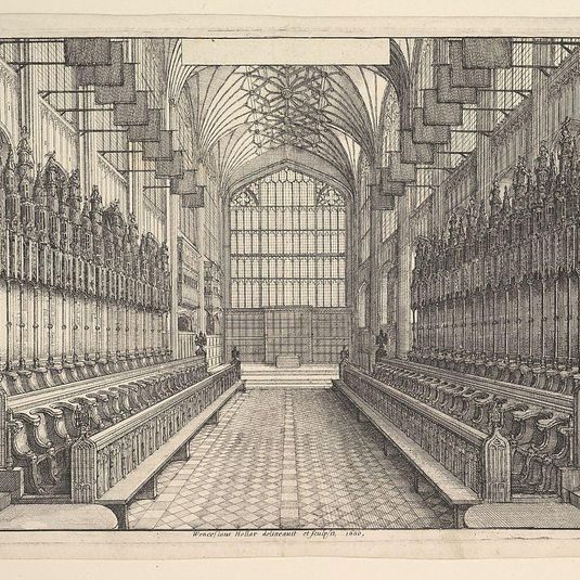 Choir and stalls in St George's Chapel, Windsor