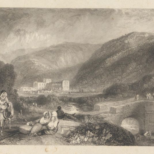 Rievaulx Abbey - from LIII - 'The Gallery of Modern British Artists' 1834-1836