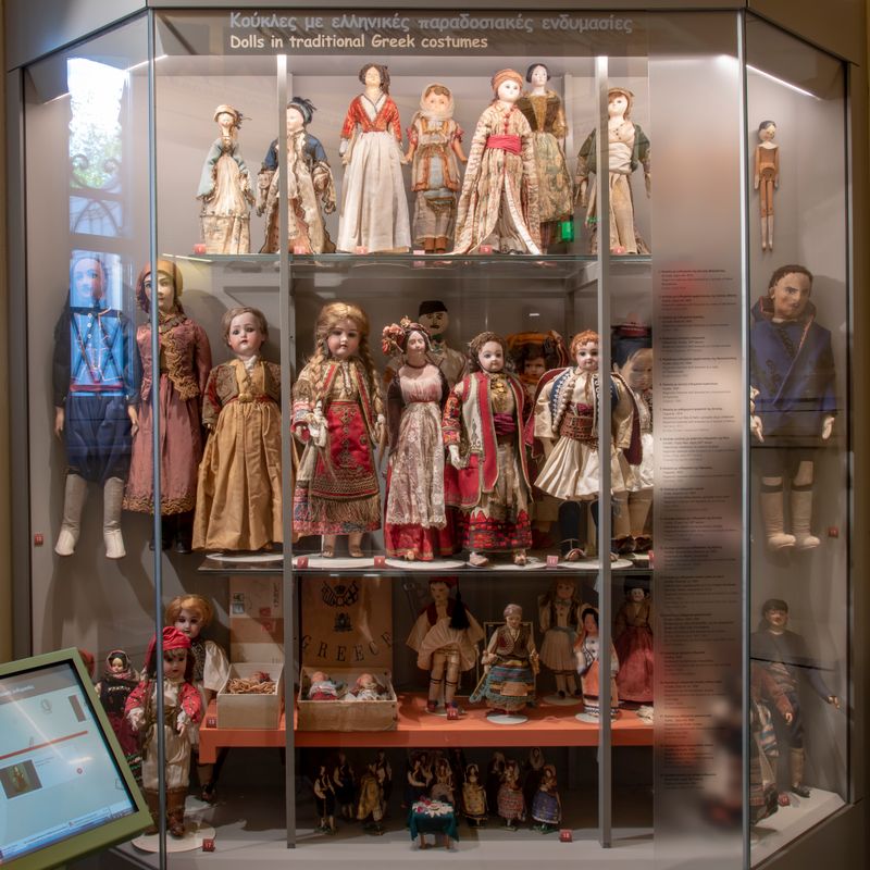 Dolls in Traditional Greek Costumes
