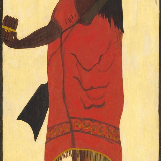 Indian Tobacco Shop Sign [obverse, Indian facing left]