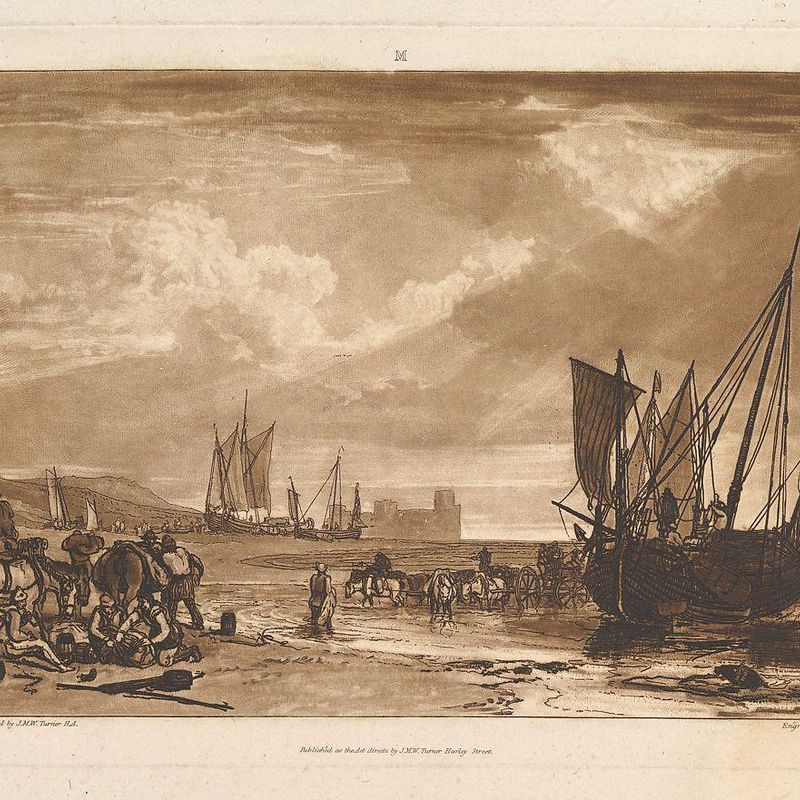 Scene on the French Coast (Liber Studiorum, part I, plate 4)
